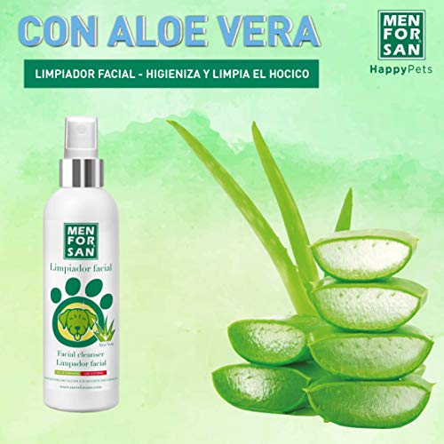 MENFORSAN Limpiador Facial para Perros con Aloe Vera 125 ml
