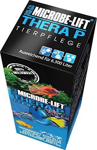 MICROBE-LIFT TheraP - Pescado Cuidado bacterias de Limpieza, Evita Enfermedades, apoya el Crecimiento de Animales, Agua Dulce y Agua de mar, 473 ml
