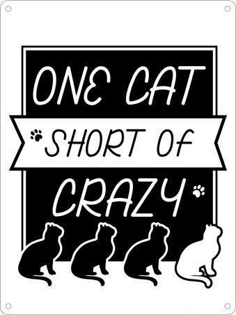 Migsrater Un gato corto de Crazy Feline Frenzy Metal