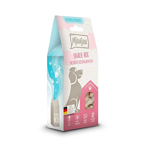 MjAMjAM - Snackbox para Perros - Langostinos delicados - Natural - 5 x 50 g