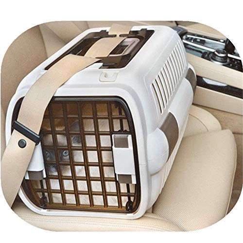 MK al aire libre, coche, caja de aire del animal doméstico del envío del aire / el portador casero del animal doméstico del descuento, jaula animal Puerta de bloqueo del perro del gato del perro (S)