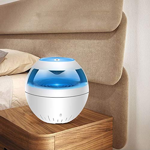 MMMWQ Lámpara Blanca para Mosquitos, insecticida doméstica, Repelente electrónico de Mosquitos para bebés embarazados, Trampa para Mosquitos de plástico fotocatalizador