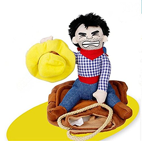 Morbuy Ropa para Mascotas Ropa de Mascotas de la Novedad Perro con Vaquero Jinete Gracioso Vestido de Fiesta para Perros y Gatos (M, color5)