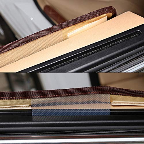 MoreChioce - Cubierta protectora para puerta de coche, impermeable, para perros, 66 x 54 cm, color negro