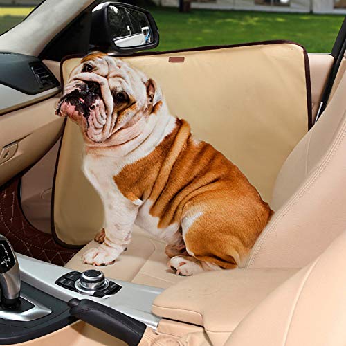MoreChioce - Cubierta protectora para puerta de coche, impermeable, para perros, 66 x 54 cm, color negro
