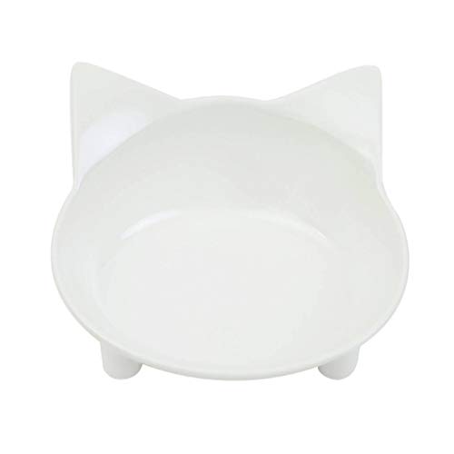 Morza Platos de Las Mascotas Cuencos Comida para Gatos Cuencos de Agua Cat Ancho y Poco Profundo Alivio del estrés Fatiga Diseño Lindo del alimentador
