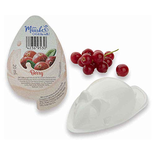 Multipack 20 Unidades Snacks de Leche para Gatos (5X arándanos, 5X Crema, 5X Coco, 5X Miel)