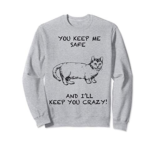 Munchkin Cita de gato divertido arte dibujado a mano Sudadera