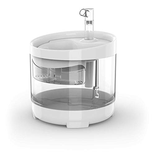 N\ A Fuente para Beber para Gatos, Inducción Automática para Mascotas, para Gatos, Circulación Automática Silenciosa, Fuente para Beber para Gatos Y Perros De 1,6 litros Sensor Inteligente