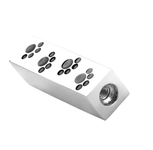 N / D Collar De Cremación Colgantes de Cenizas de urna para Mascotas para Mujeres/Hombres Collar de joyería de cremación de Recuerdo con Estampado de Pata de Gato y Perro de Acero Inoxidable