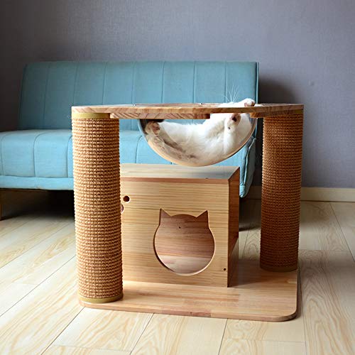 N\A Casa de Gato, Nido de Gatos, Muebles para Mascotas, Cama de Gato Transparente, cápsula Transparente cápsula, Copa de Hamaca Suave, Mascota, Transpirable, jerarquía Colgante (Color : Type#B)