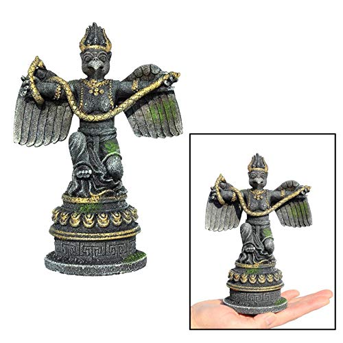 #N/A/a Misteriosa pecera de Acuario Hideout Piedra Artificial paisajismo Tallado a Mano Antiguo Egipcio mitos Guardia Estatua estatuilla pecera Refugio Cueva