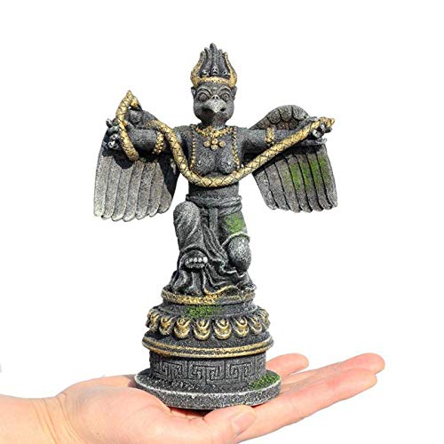 #N/A/a Misteriosa pecera de Acuario Hideout Piedra Artificial paisajismo Tallado a Mano Antiguo Egipcio mitos Guardia Estatua estatuilla pecera Refugio Cueva
