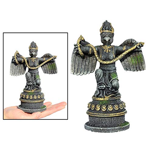 #N/A/a Misteriosa pecera de Acuario Hideout Piedra Artificial paisajismo Tallado a Mano Antiguo Egipcio mitos Guardia Estatua estatuilla pecera Refugio Cueva