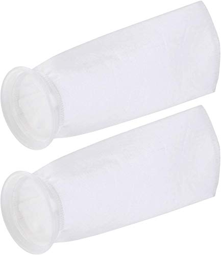 Namvo 2 bolsas de filtro de 10 micras para acuario, marina, de fieltro, 10 um