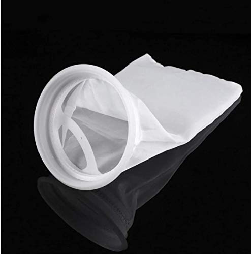Namvo 4 bolsas de filtro de 100 micras para acuario, marina, de fieltro, 100 um