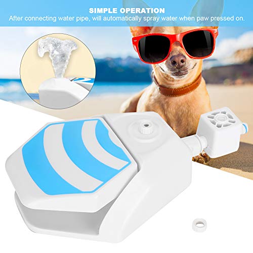 NATRUSS Máquina expendedora de Alimentos para Mascotas Dispensador de Agua Externo Dispensador de Agua Dispensador de Agua con Conector Tuerca de fijación Manual Externo para Gatito