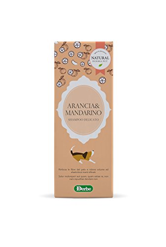 Natural La Piel Una Pet champú Naranja y Mandarina