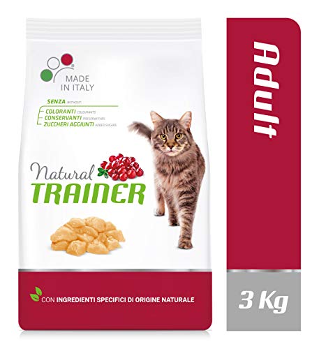 Natural Trainer - Pienso para Gatos Adultos con Pollo - 3kg