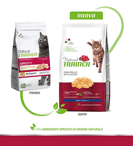 Natural Trainer - Pienso para Gatos Adultos con Pollo - 3kg