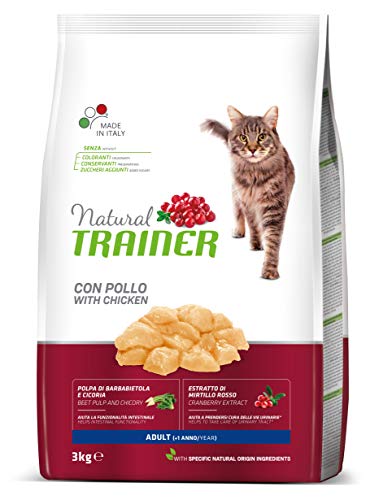 Natural Trainer - Pienso para Gatos Adultos con Pollo - 3kg