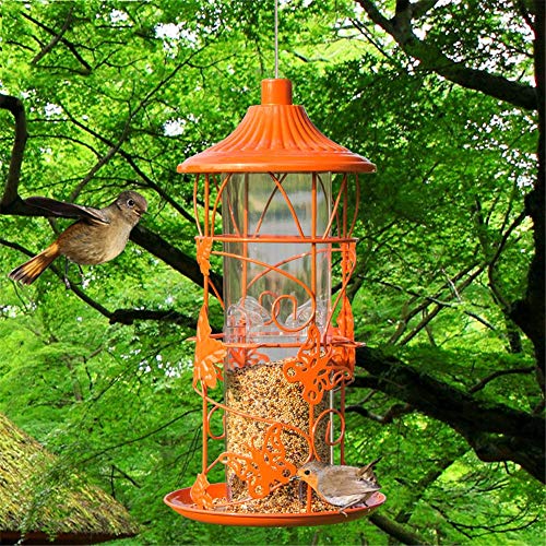 NEHARO Comedor de pájaros amistosos Alimentador de pájaros del jardín pájaro del Animal doméstico Paloma Paloma pájaro Suministro de Alimentos al Aire Libre Comederos Colgantes