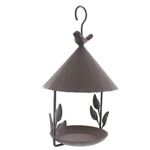 NEHARO Comedor de pájaros amistosos Alimentador de pájaros Rural Cesta Colgante Colgantes Balcón Patio Decoración Colgante Comederos Colgantes (Color : Multi-Colored, Size : Free Size)