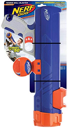 Nerf Pelota de Tenis para Perro, Juguete bláster, Pelota de Tenis Hydrosport