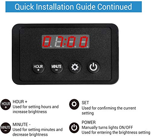 NICREW Temporizador de Canal Único para Acuario, Luz de Acuario Temporizador para Acuarios Temporizador Digital para Luz LED de Acuario, Temporizador de Control de Iluminacion