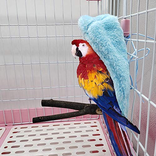 Nido De Pájaro Estornino De Peonía De Franela De 4 Colores Diferentes Para El Invierno, Tienda De Pájaro De Nido De Algodón Térmico De Loro, Esquina Del Parabrisas Nido De Escondite Hamac(Size:grande)