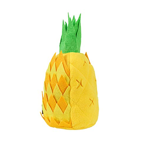 NINGYE Alfombrilla para mascotas con forma de piña para perros, de alimentación lenta, fomenta las habilidades de forraje natural