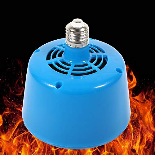 Niunion Lámpara de Calor Blub, E27 Tipo Aves de Corral Lámpara de Calor Bombilla Criadora Lechones Pollo Mascota Mantener el Calentamiento Azul Claro(Azul)