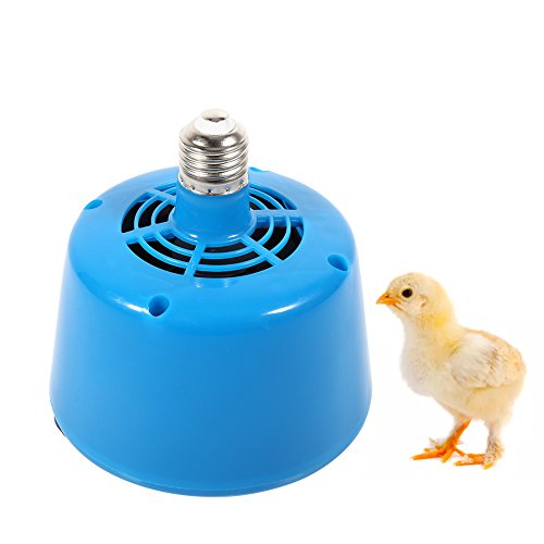 Niunion Lámpara de Calor Blub, E27 Tipo Aves de Corral Lámpara de Calor Bombilla Criadora Lechones Pollo Mascota Mantener el Calentamiento Azul Claro(Azul)
