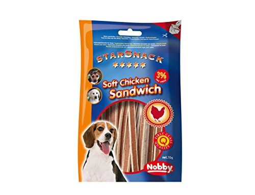 Nobby StarSnack - Sandwich de Pollo Suave, 375 g