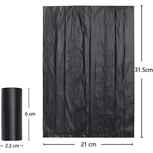 Nobleza - 1800 Conde Bolsas Caca Perro Bolsas para excrementos de Perros Pack de 120 Rollos 5 Colores