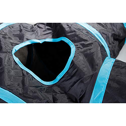 Nobranded Juguetes de túnel para gatos de 4 vías con bola y campana – Tienda grande plegable para interior y exterior para gato, cachorro, perro, gatito, conejo, escondiéndose en forma de S