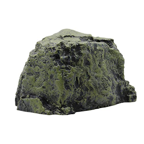 nomal MYB Supplies reptil escondite acuario decoración rocas, tortuga de peces serpiente lagartija rana cangrejo escondiendo cueva, peceras ornamentos decorativos