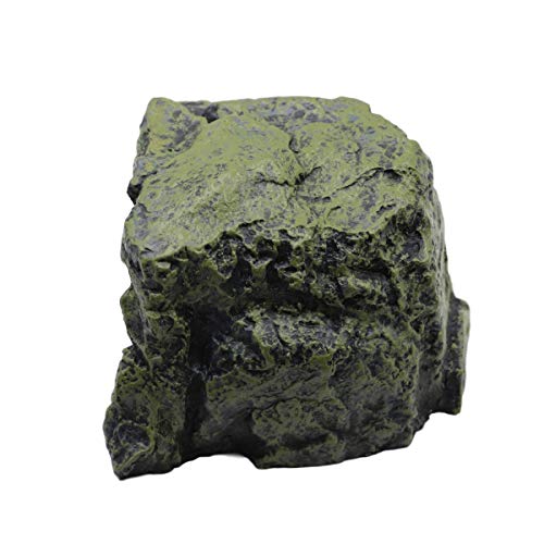 nomal MYB Supplies reptil escondite acuario decoración rocas, tortuga de peces serpiente lagartija rana cangrejo escondiendo cueva, peceras ornamentos decorativos