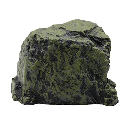 nomal MYB Supplies reptil escondite acuario decoración rocas, tortuga de peces serpiente lagartija rana cangrejo escondiendo cueva, peceras ornamentos decorativos
