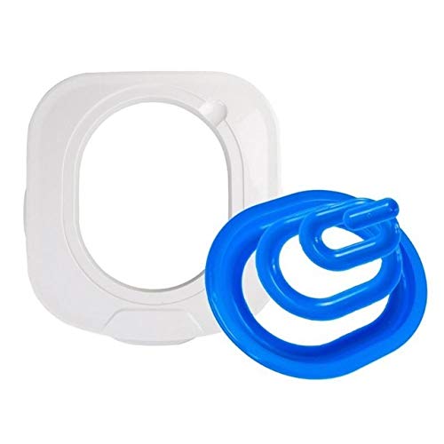 Nuevo plástico higiénico gato Kit de formación caja de arena del perrito de arena for gatos estera del gato WC Trainer Aseo Limpieza Gato Productos de formación, Color: azul, Tamaño: 40x40x3.5cm