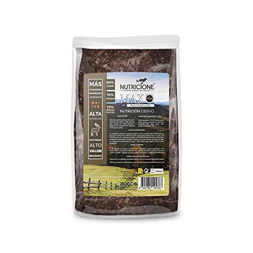 Nutricione - Barf MAX Vital Menú Completo Natural Ciervo 5kg congelado (10 Paquetes 500gr)