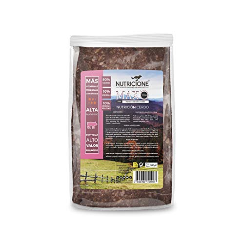 Nutricione - Barf MAX Vital Menú Completo Natural de Cerdo 5kg congelado (10 Paquetes 500gr)