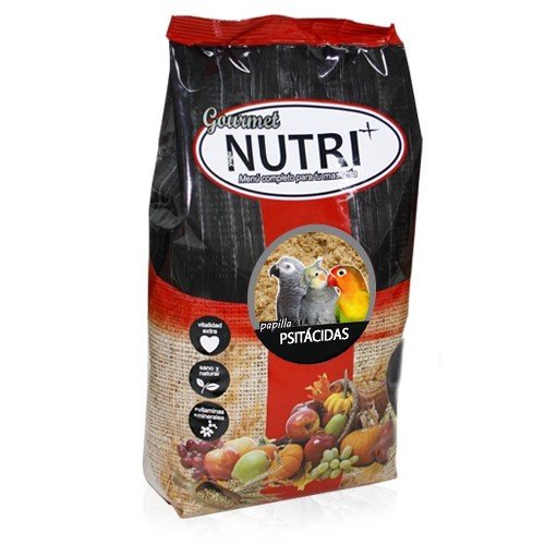 NUTRIPLUS GOURMET BOLSA PAPILLA PSITÁCIDAS 700 GR