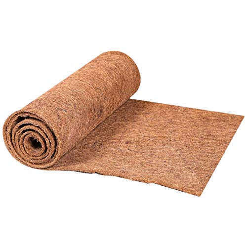 N/Y Revestimiento De Fibra De Coco Natural, Tapete De Alfombra De Reptil, Tapete De Rollo De Coco Liner A Granel Alfombra Canasta De Flores Maceta Canasta De Pared Alfombra De Reptil para Mascotas