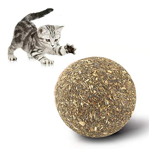 Ochenta Natural Catnip Ball Crazy Catnip Ball Cat Chasing Juguete Gato Trata Bola Para Gatos Gatito