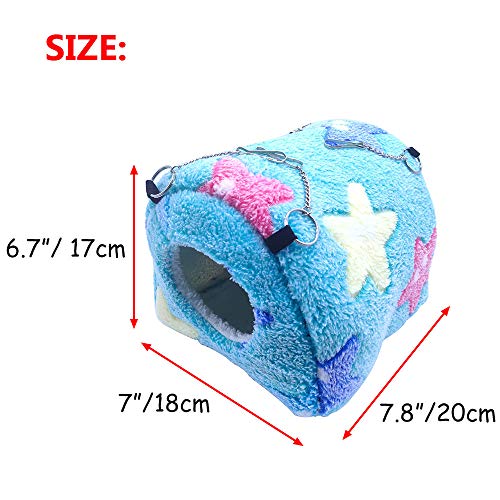 Oncpcare - Cama para hámster de Invierno, cálida, para Colgar, Hamaca, Nido para casa, Jaula de Animales pequeños, Accesorio de Ropa de Cama para cobaya, Chinchilla, hurón