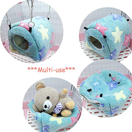 Oncpcare - Cama para hámster de Invierno, cálida, para Colgar, Hamaca, Nido para casa, Jaula de Animales pequeños, Accesorio de Ropa de Cama para cobaya, Chinchilla, hurón