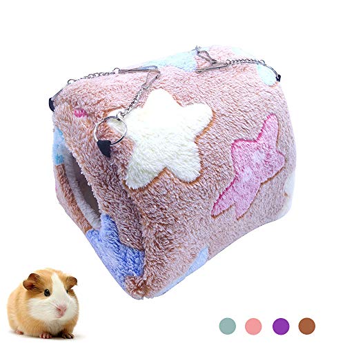 Oncpcare - Cama para hámster de Invierno, cálida, para Colgar, Hamaca, Nido para casa, Jaula de Animales pequeños, Accesorio de Ropa de Cama para cobaya, Chinchilla, hurón