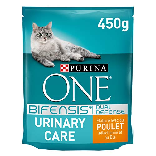 ONE Purina Comida para Gatos – Bolsita de 450 G – Lote de 10 – Saveur AU CHOIX