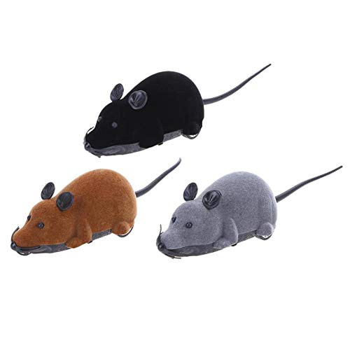 othulp Raton teledirigido para Gatos Gatos Juguetes Regalos para Gatos Juguetes De Gatito para Gatos de Interior Juguete de Gato Grey